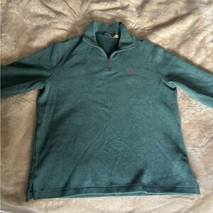Polo- Ralph Lauren Long Sleeve 1/4 Zip Pullover Sweate | Size Large Men's- Green